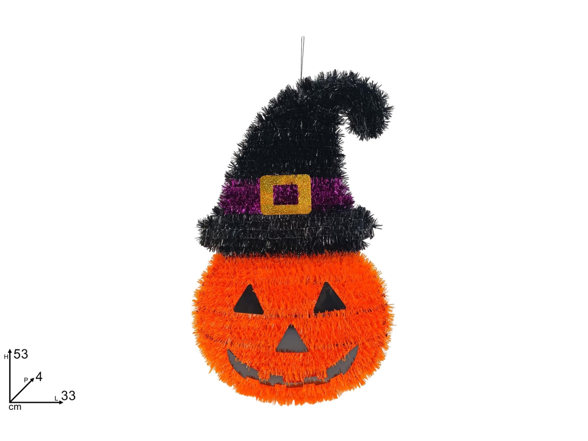 Appendino zucca 53cm con cappello