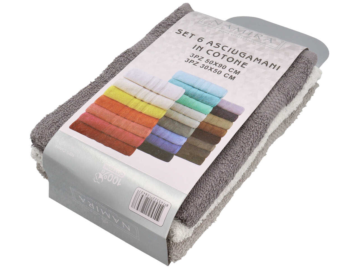 SetÂ  asciugamano 3 + 3 $