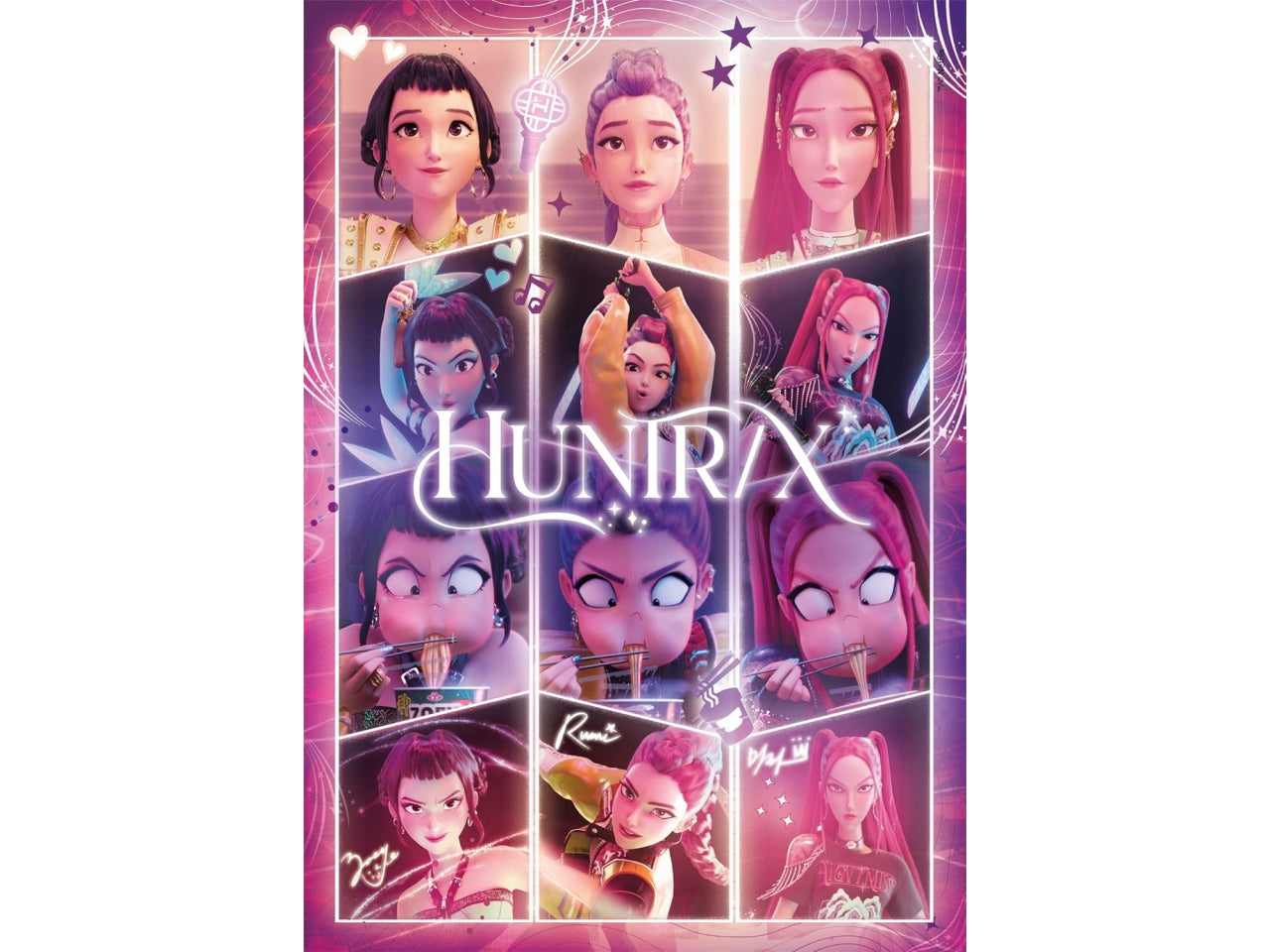 Puzzle da 104 pezzi super eroi Kpop Demon Hunters