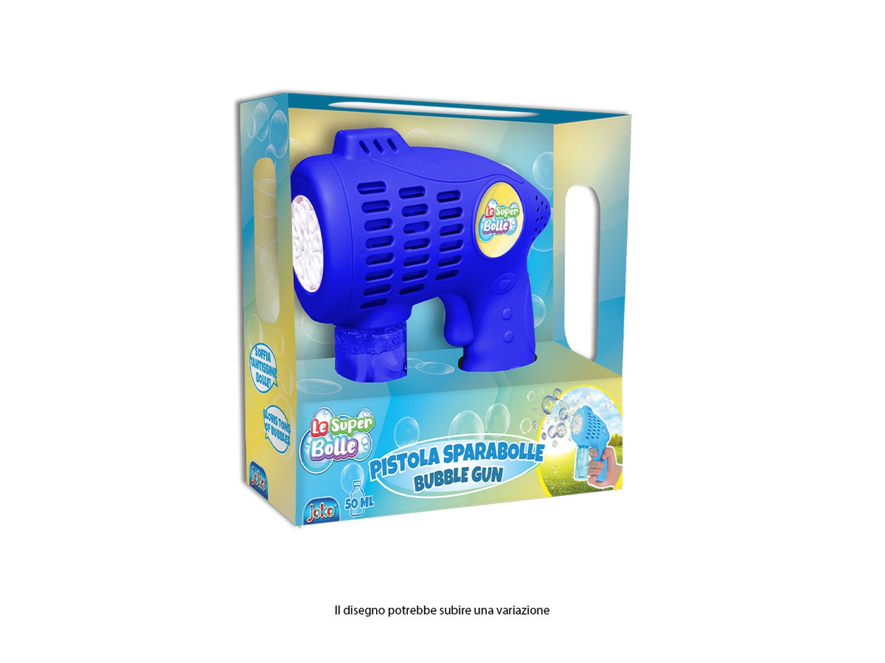 Pistola sparabolle con luci 50 ml