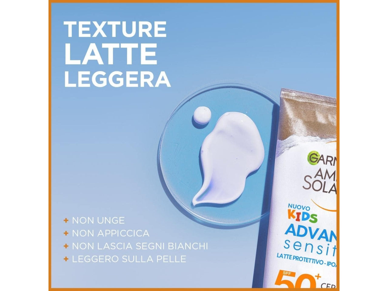 Ambra solaire advanced sensitive kids latte protettivo ipoallergenico spf50+ tubo da 200ml