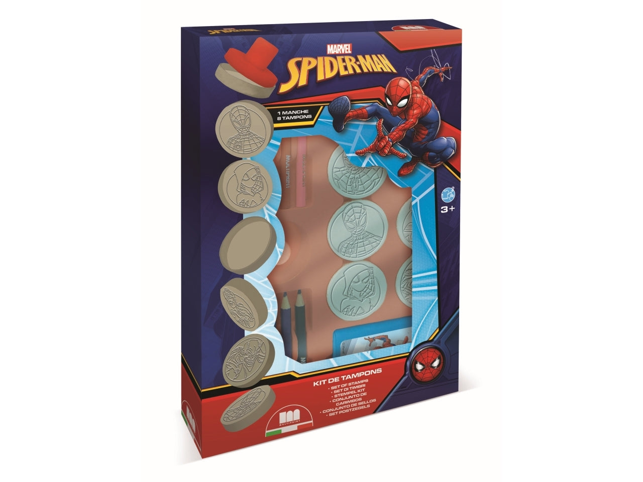 Spiderman stamp attack