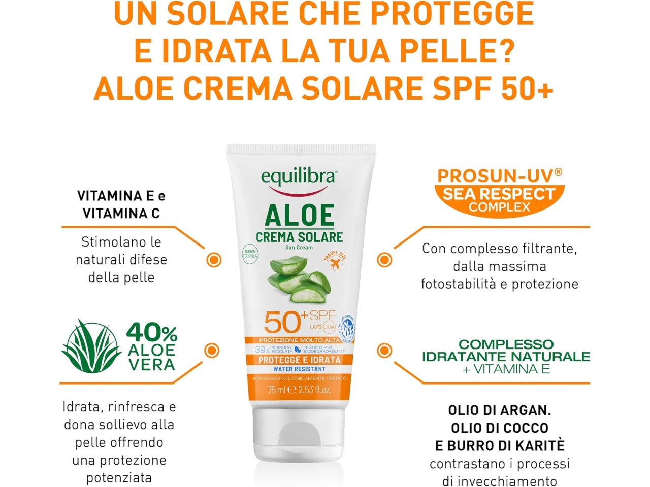 Prosun-uv crema solare spf50 75ml