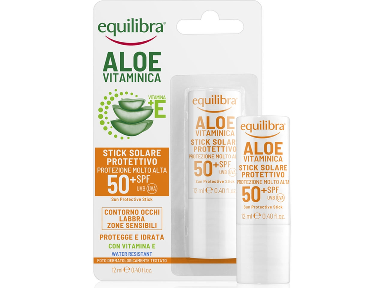 Stick solare zone sensibili spf50 vitaminico