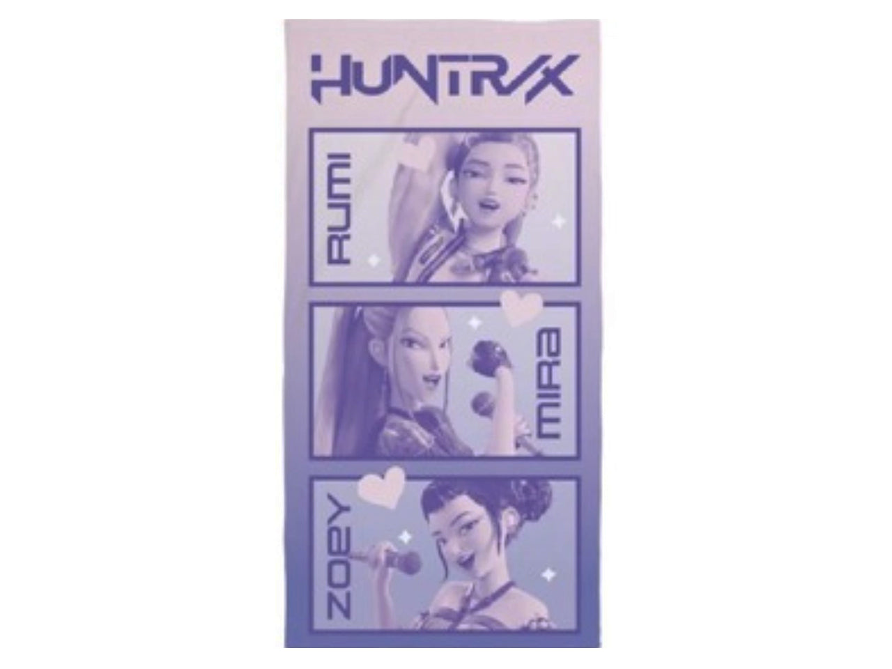 Telo mare K-Pop Demon Hunters 70x140cm in microfibra