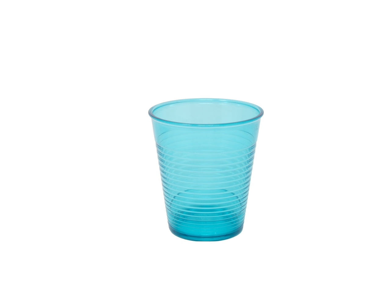 Bicchiere in plastica riutilizzabile in colori assoriti