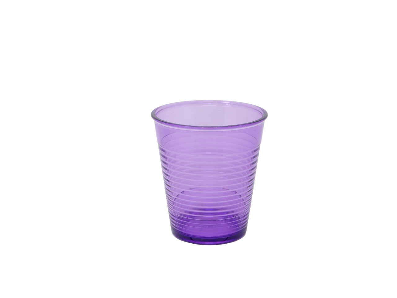 Bicchiere in plastica riutilizzabile in colori assoriti
