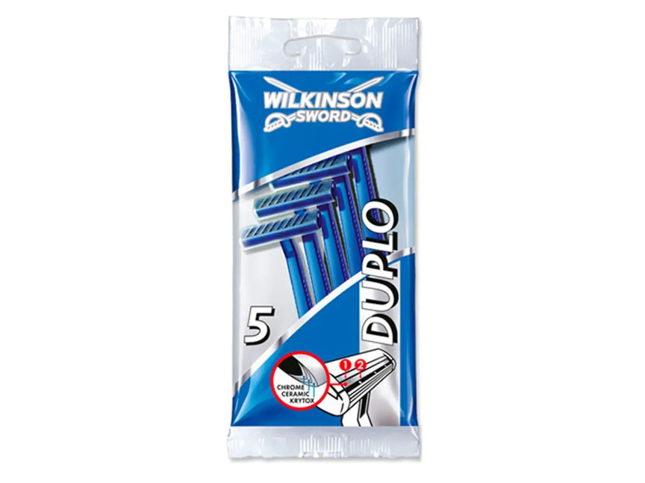 Wilkinson Duplo lamette usa e getta in confezione da 5 lamette $