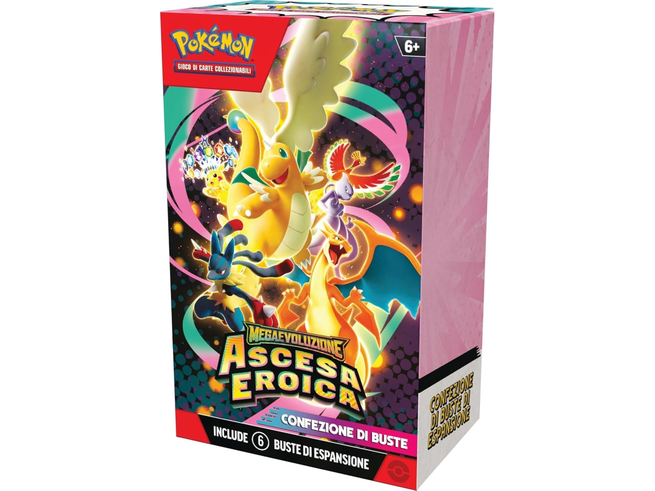 Pokemon 2.5 Bundle 6 buste Megaevoluzione - Ascesa Eroica Â£