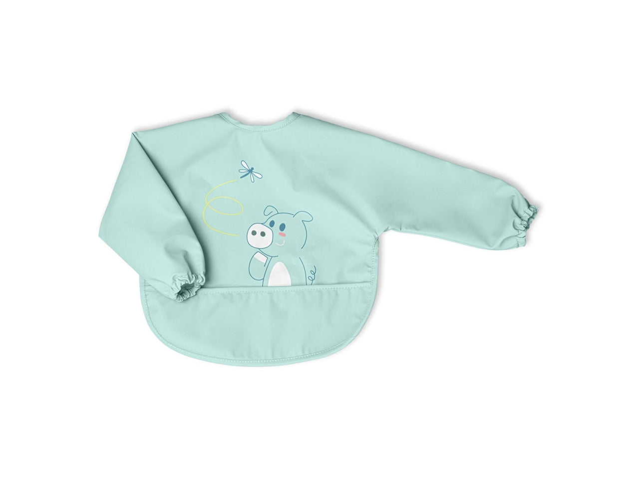 Chicco bavaglina maniche 6m+ azzurro