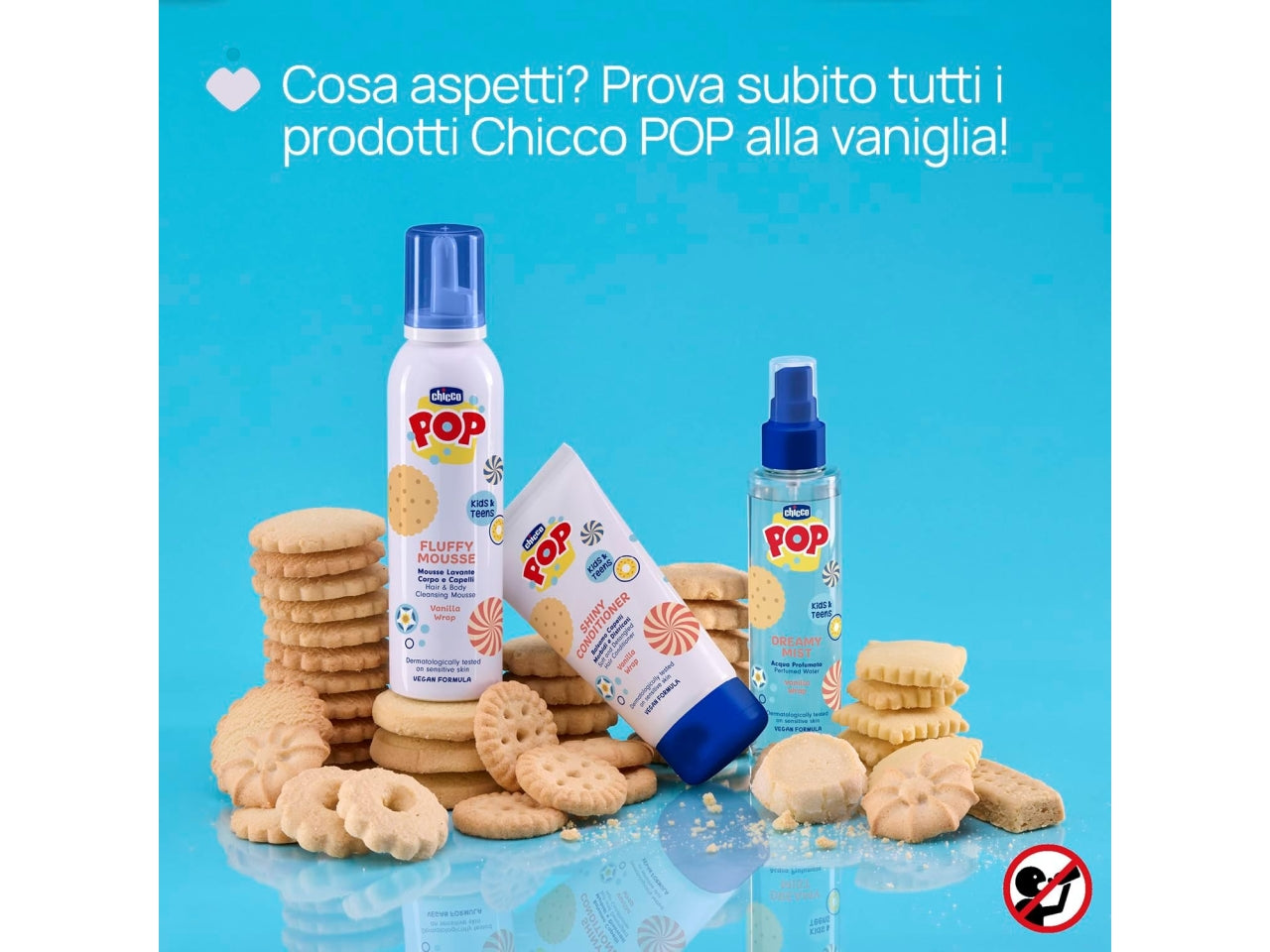 Chicco Fluffy mousse lavante corpo e capelli alla vaniglia 200ml