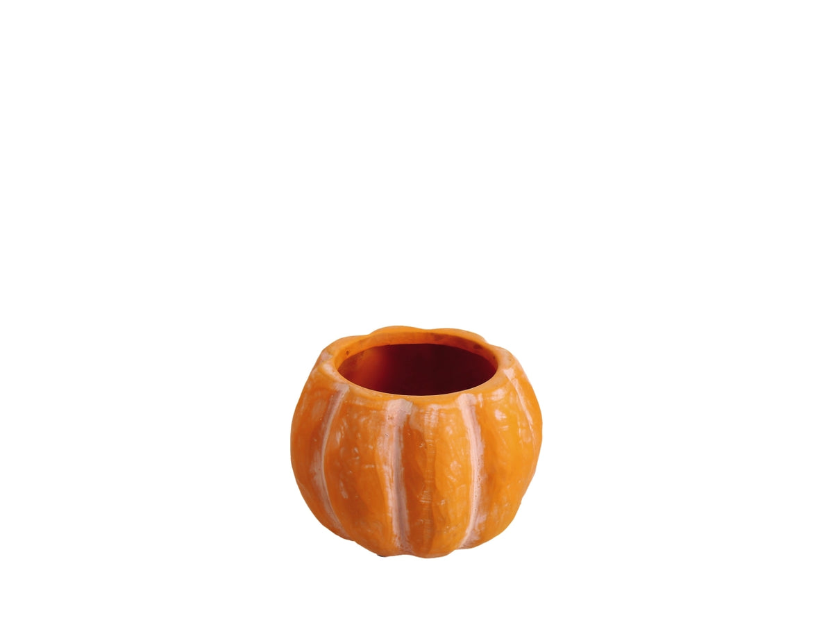 Cachepot zucca in terracotta 14xh.10cm in 4 colori assortiti