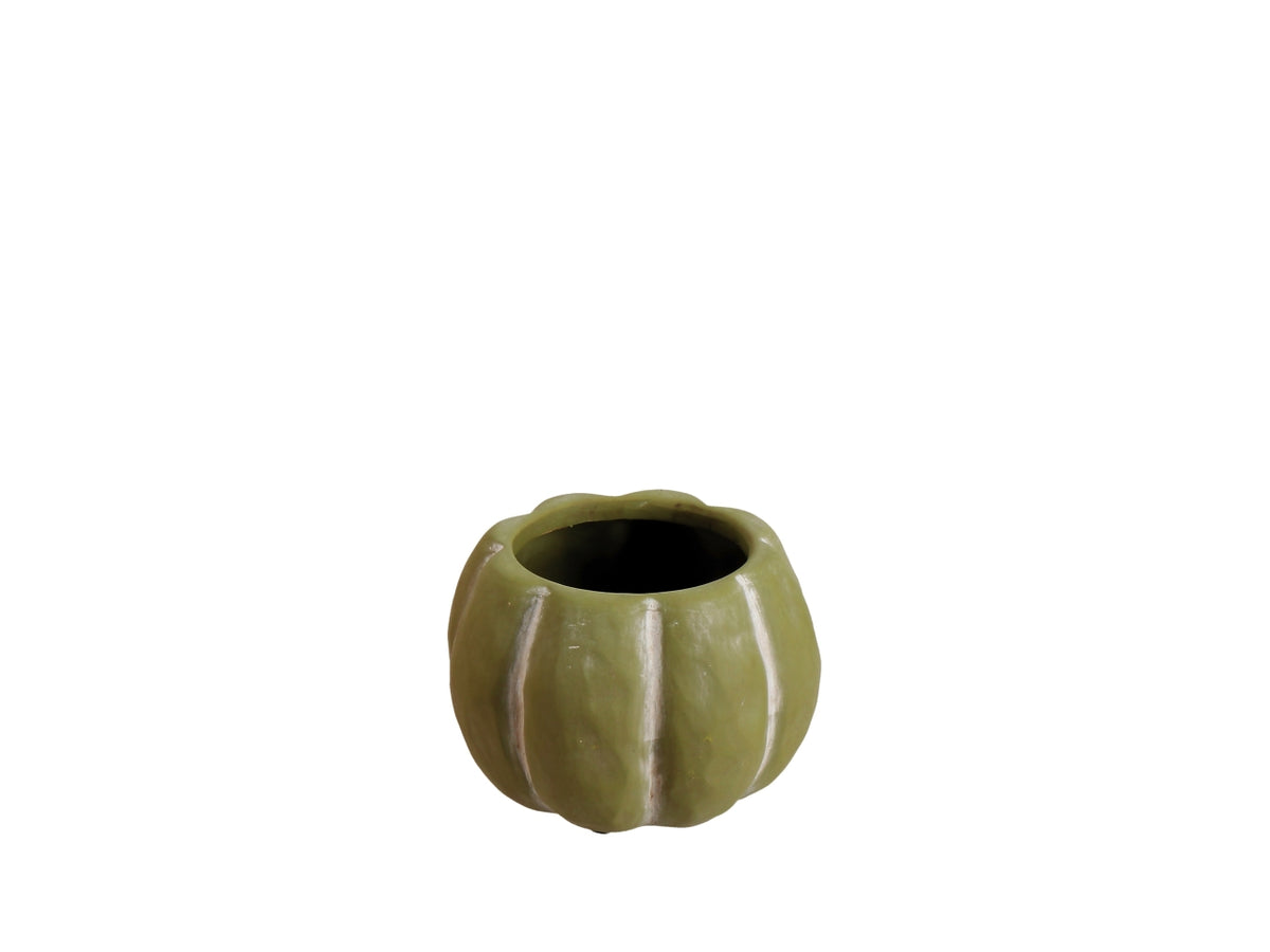 Cachepot zucca in terracotta 14xh.10cm in 4 colori assortiti