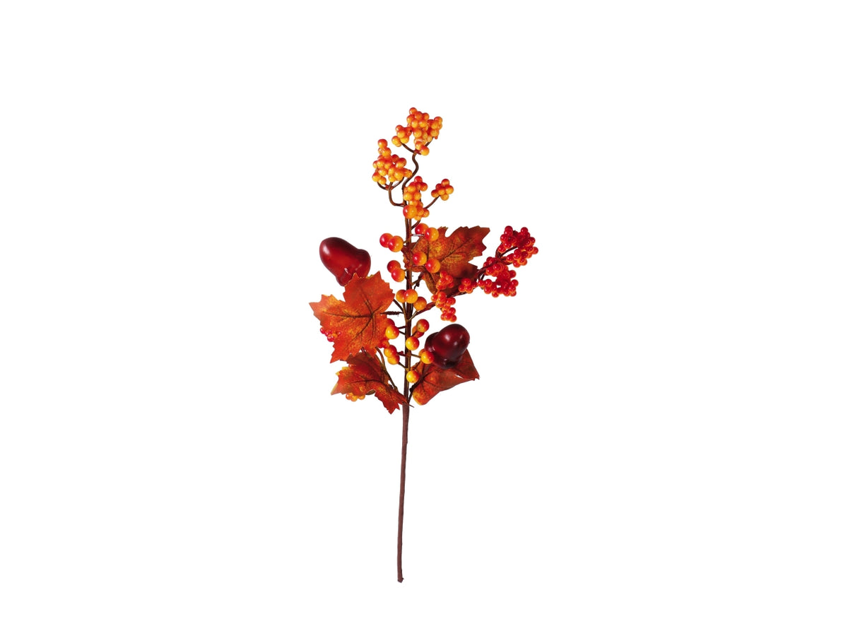 Ramo con bacche 68cm in 4 varianti assortite