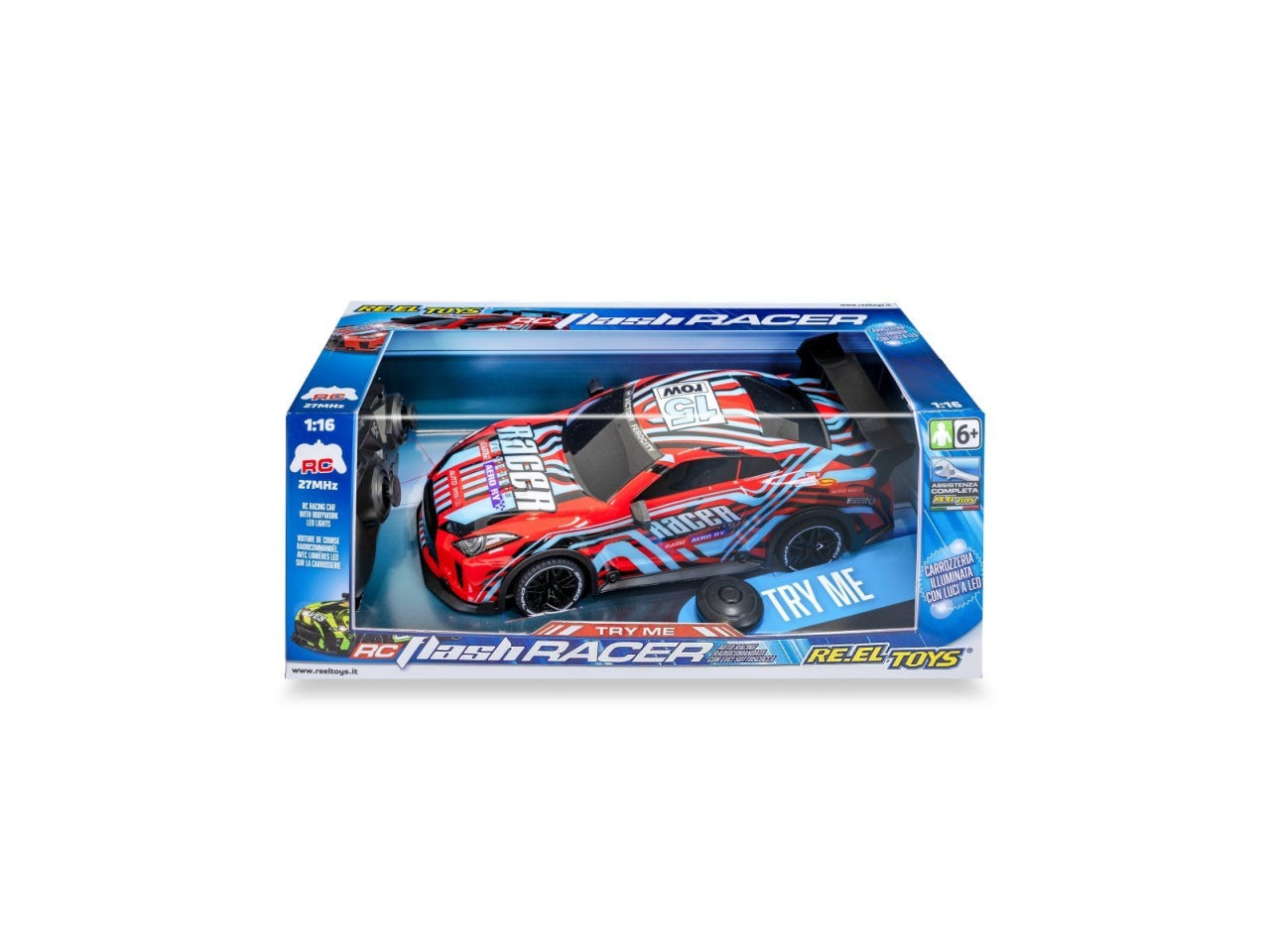 Auto Flash racer radiocomando in scala 1:16
