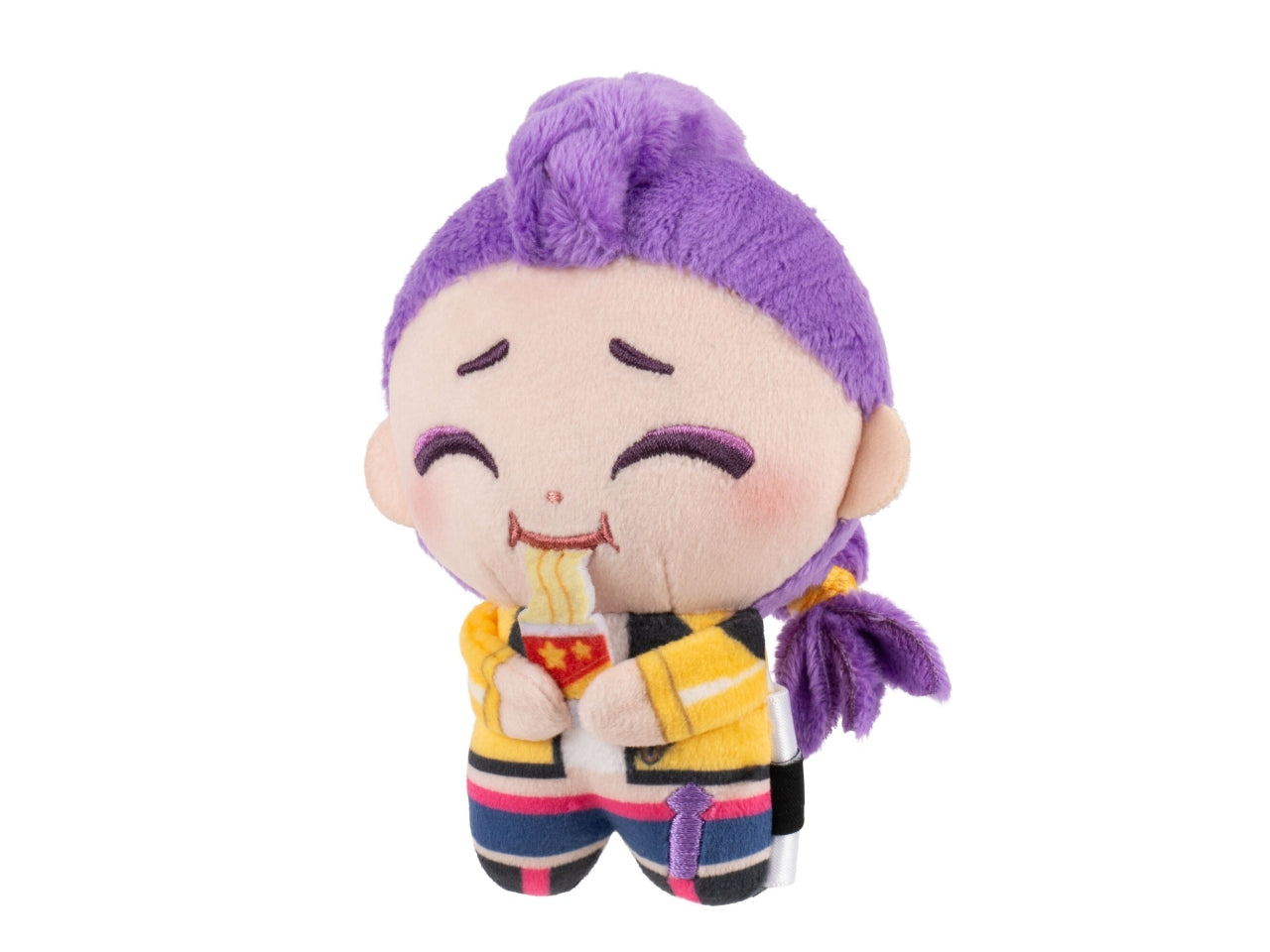 Kpop demon huntersblind cup ramen con peluche 10 cm in cdu