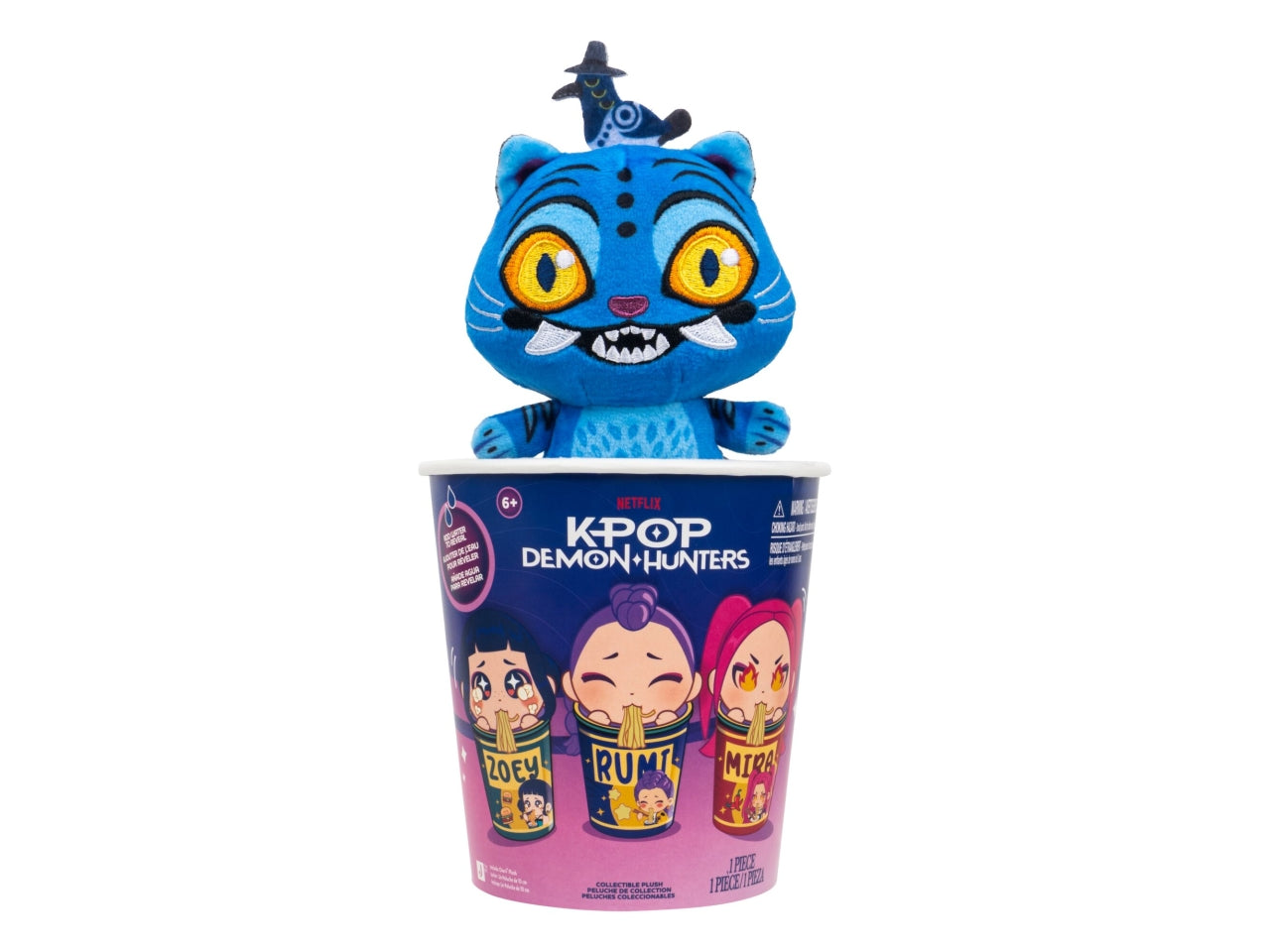 Kpop demon huntersblind cup ramen con peluche 10 cm in cdu