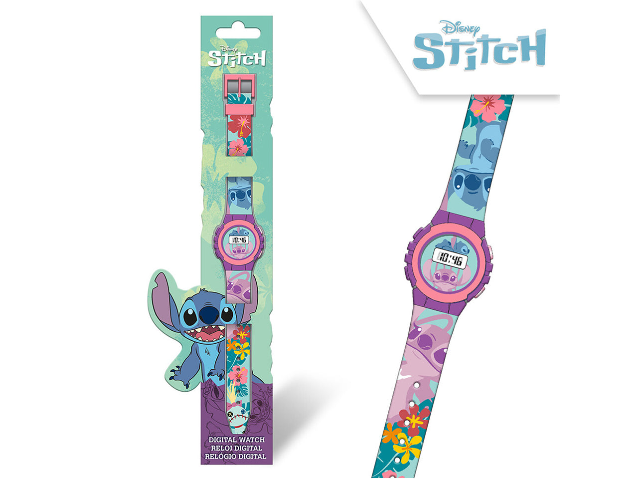 Stitch orologio digitale ke02 tropicale