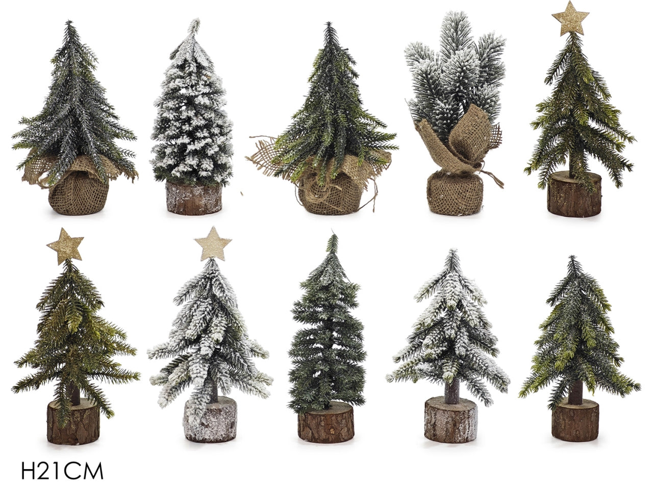 Albero 21cm in 10 varianti assortite
