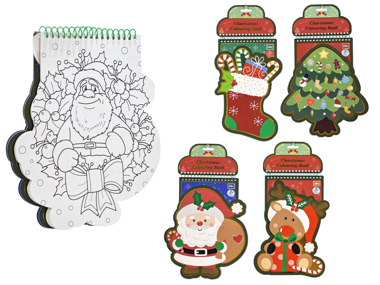 Libro da colorare con adesivi in 6 varianti assortite