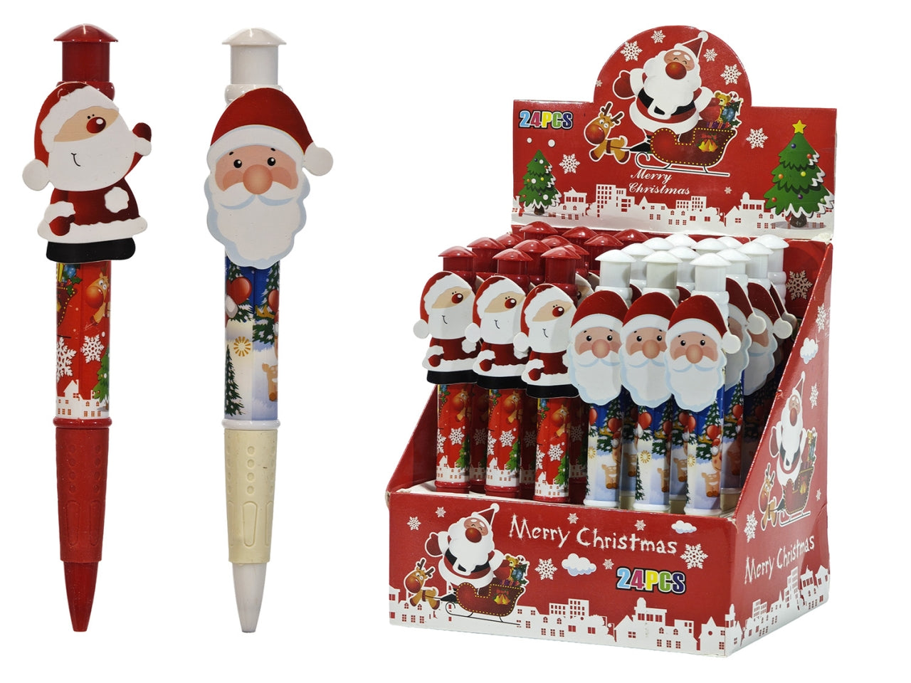Penna con babbo natale, 2 assortimenti