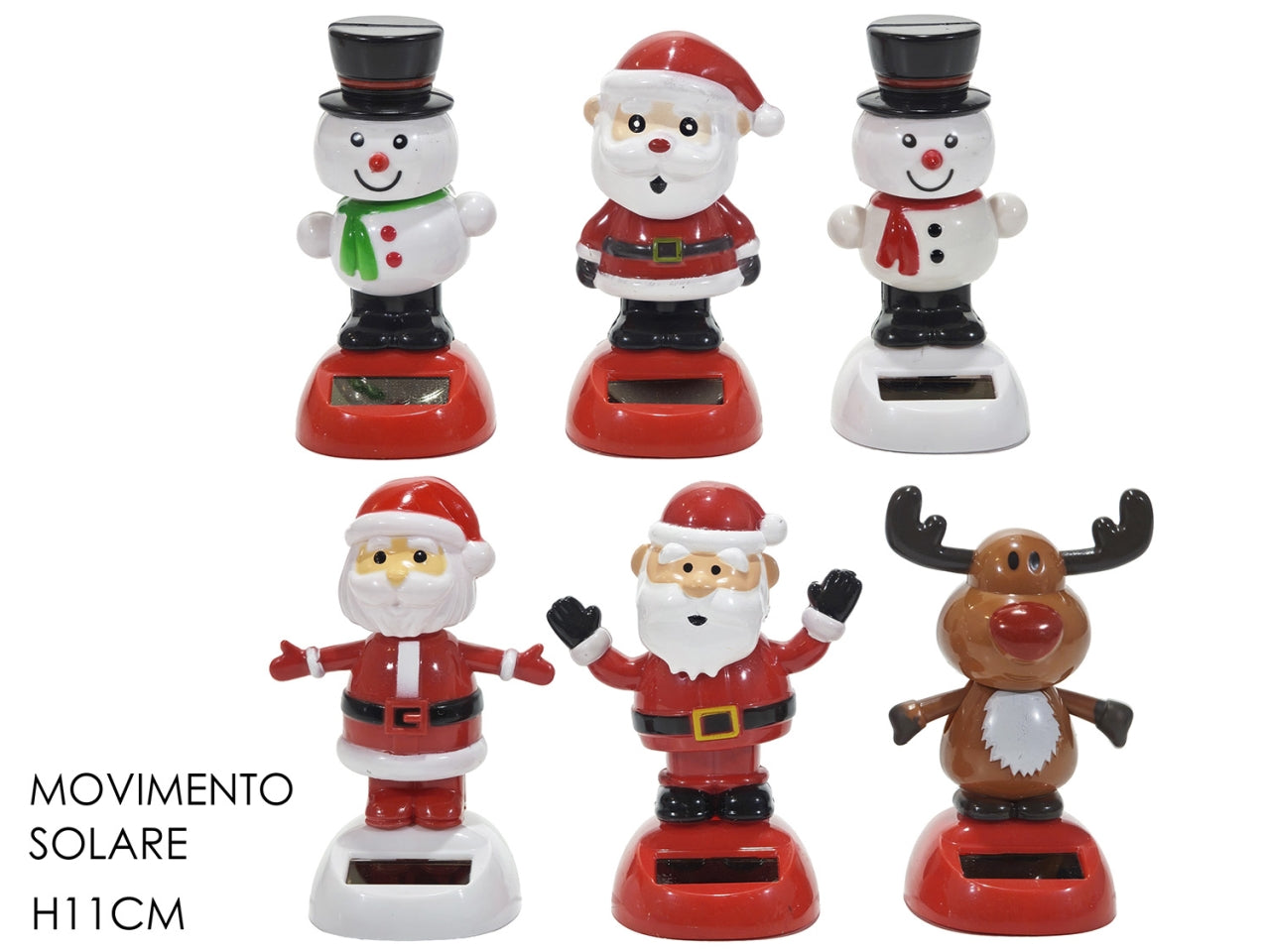 Personaggio 11cm con movimento solare 6 soggetti assortiti