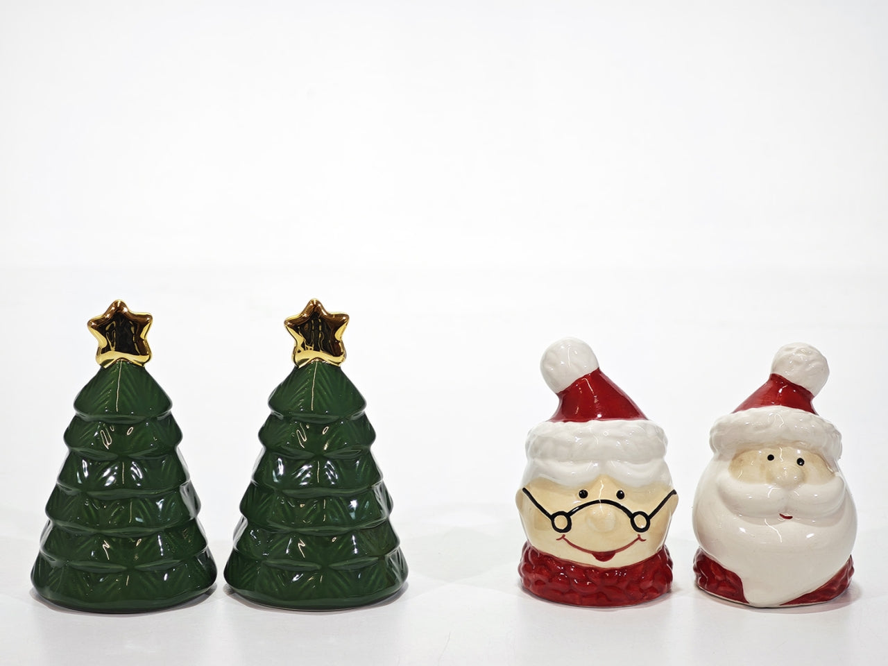 Sale/pepe 2 pezzi in ceramica 7cl h.11cm, 2 assortimenti
