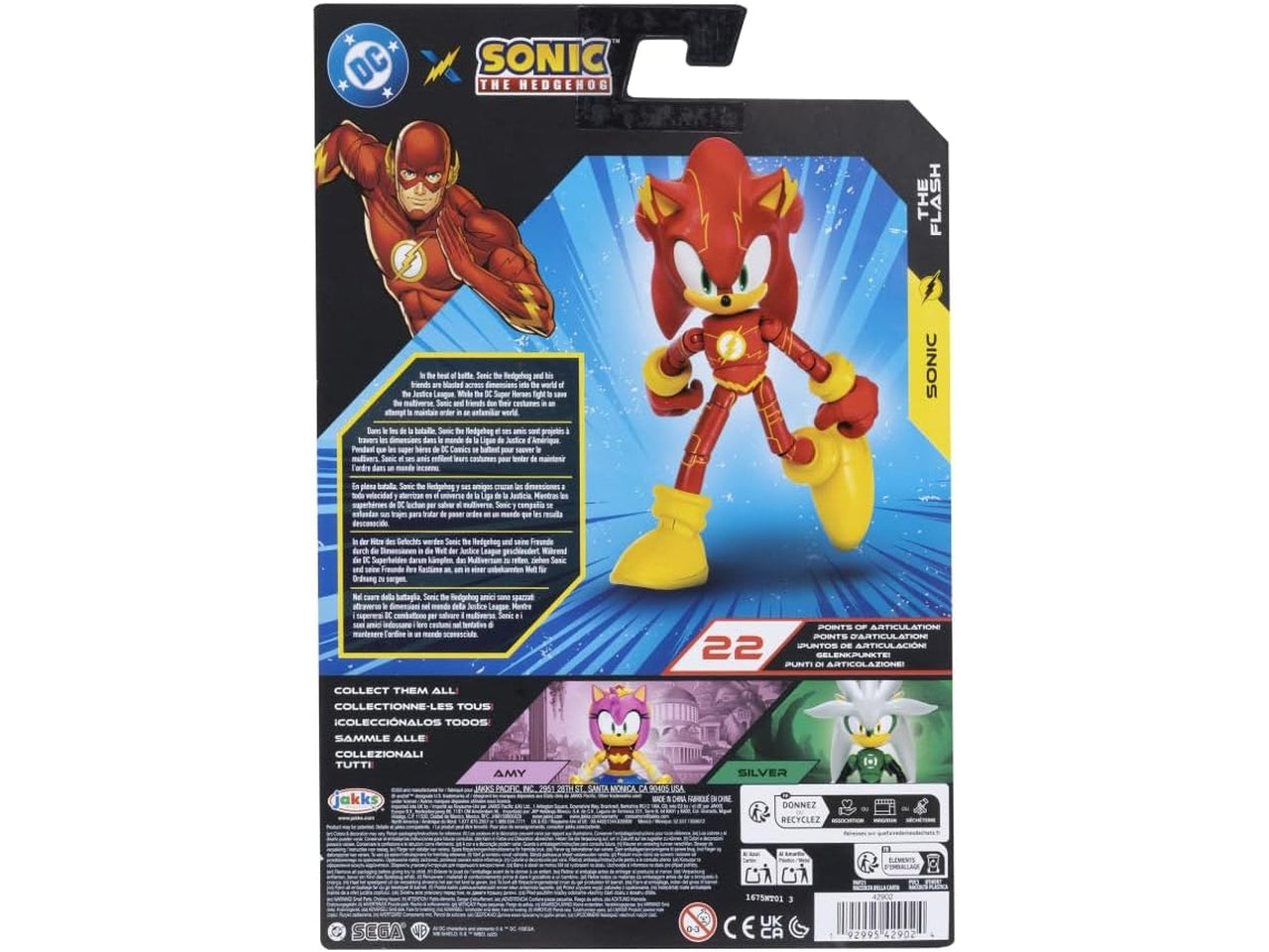 Personaggio Sonic projectÂ jacketÂ 5â figure sonic