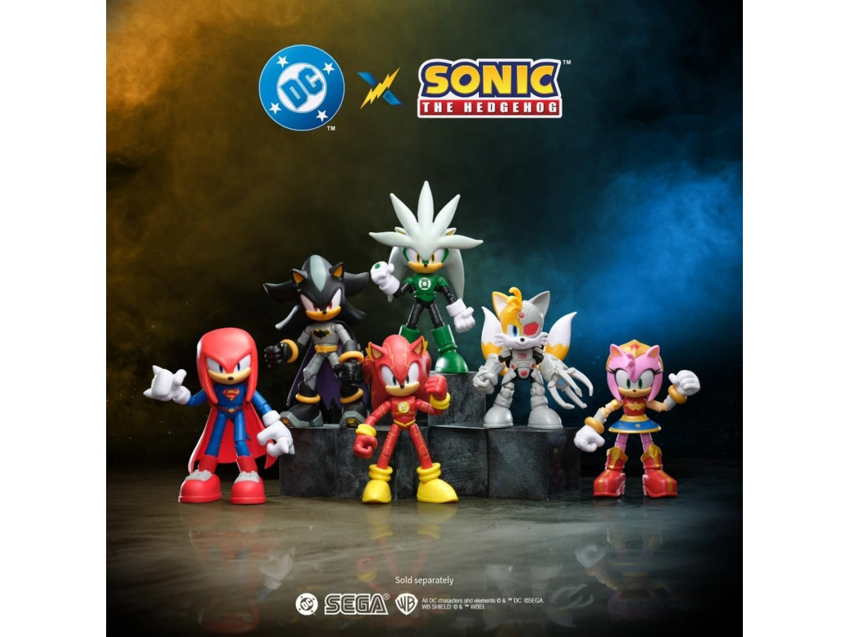 Personaggio Sonic projectÂ jacketÂ 5â figure silver