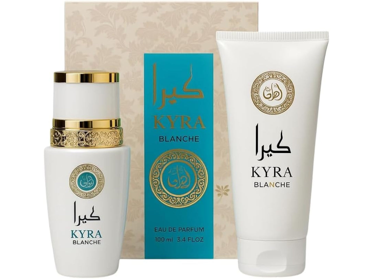 Afaq kyra blanche eau de parfum 100ml coffret