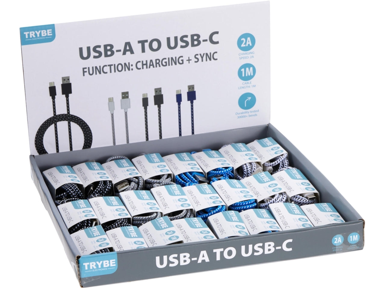 Cavo 2A USB-C 1 metro