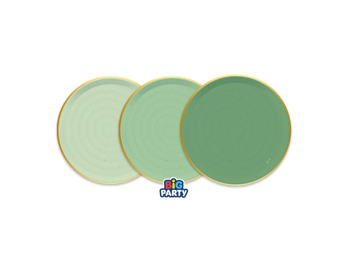Piatti mix 18cm rustic botanic set da 6 piatti