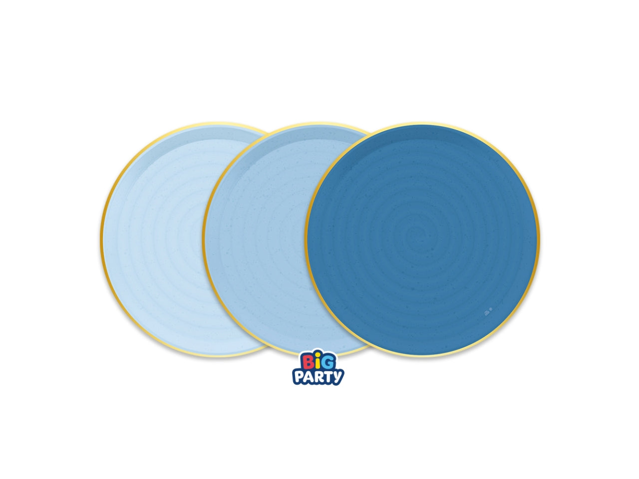 Piatti mix 24cm rustic ocean set da 6 piatti