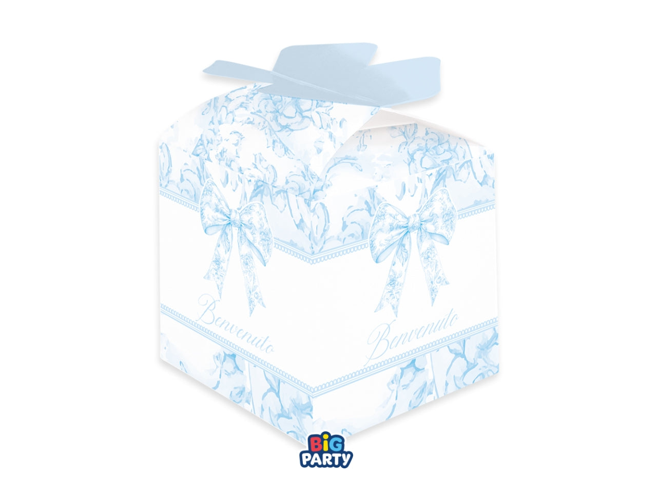 Scatoline cubetto f. benvenuto fiocco vintage set da 10 scatoline