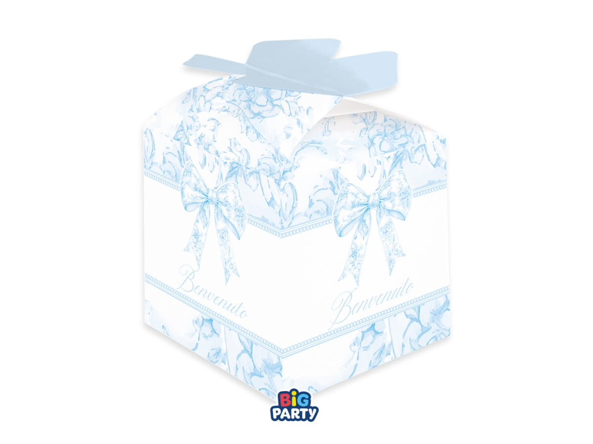 Scatoline cubetto f. benvenuto fiocco vintage set da 10 scatoline