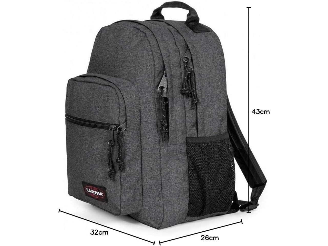 Eastpak zaino Morius di colore black denim