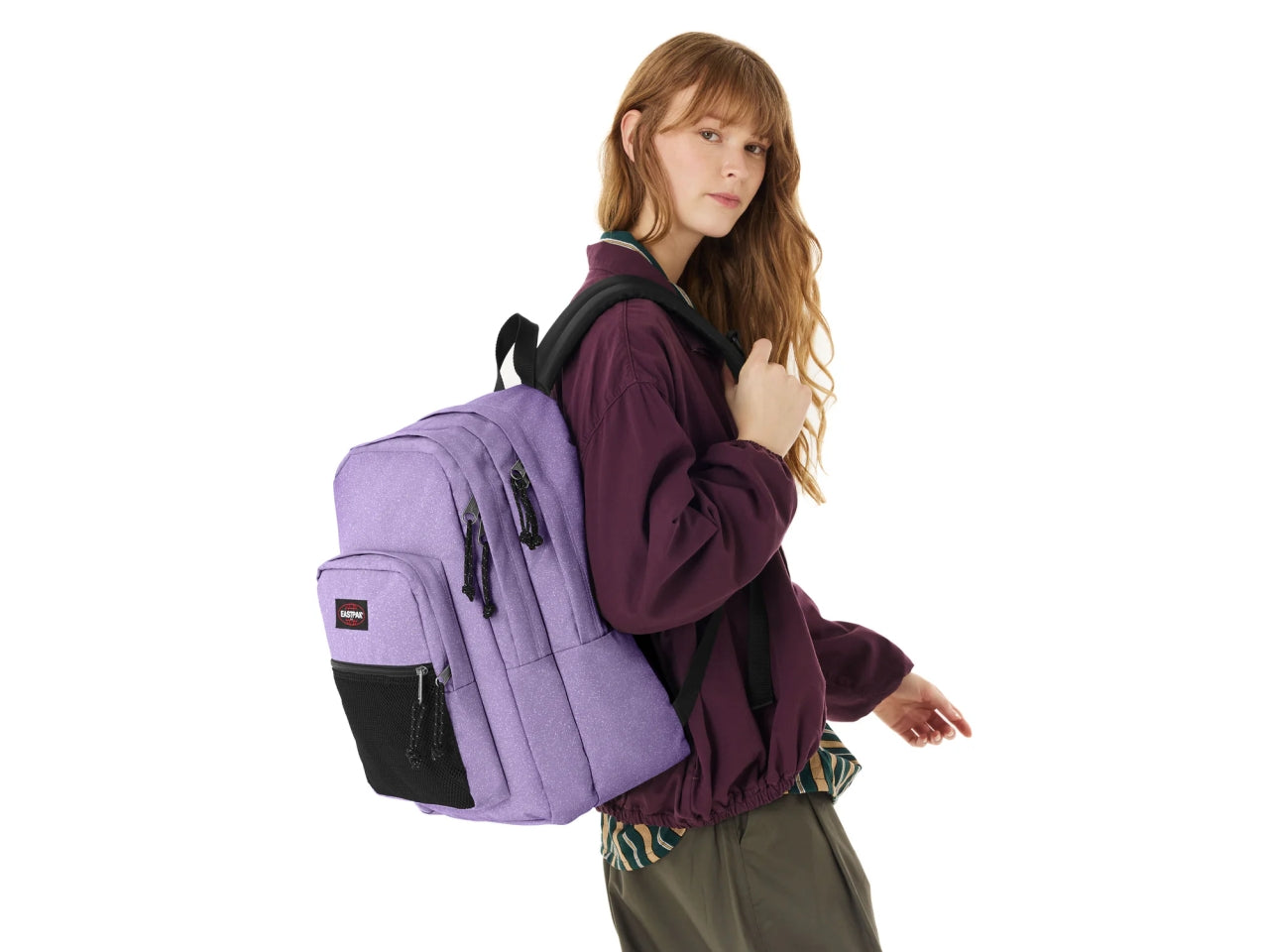 Eastpak zaino Pinnacle Authentic  sparkly di colore dahlia purple