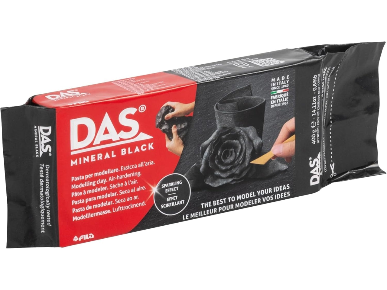Das pasta modellabile mineral black 400g