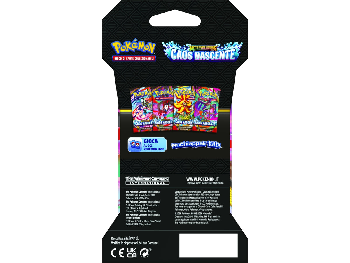 Pokemon M4 Megaevoluzione - Caos Nascente in Paper Sleeve