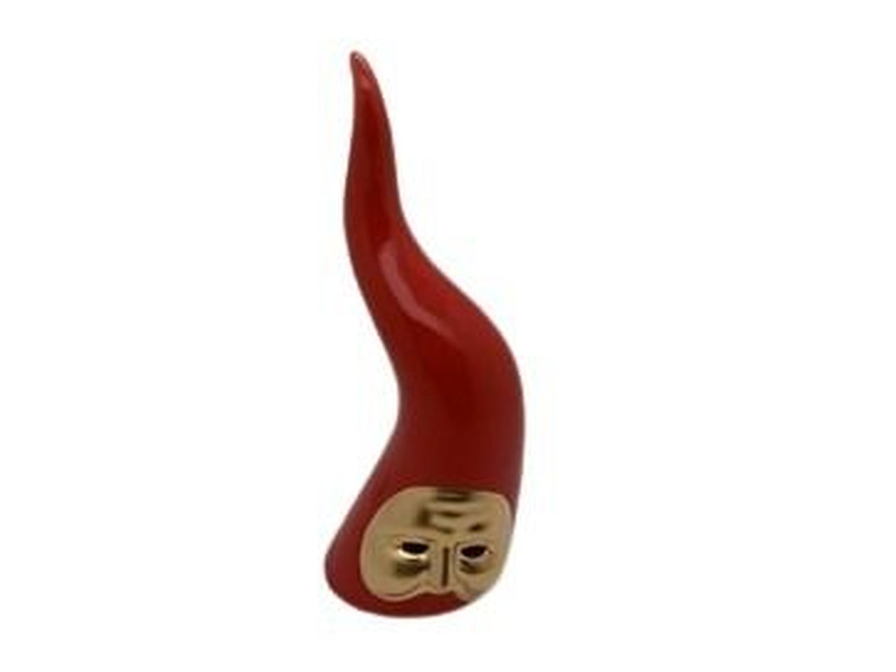 Cornetto pulcinella in porcellana 9x8,5xh.21cm