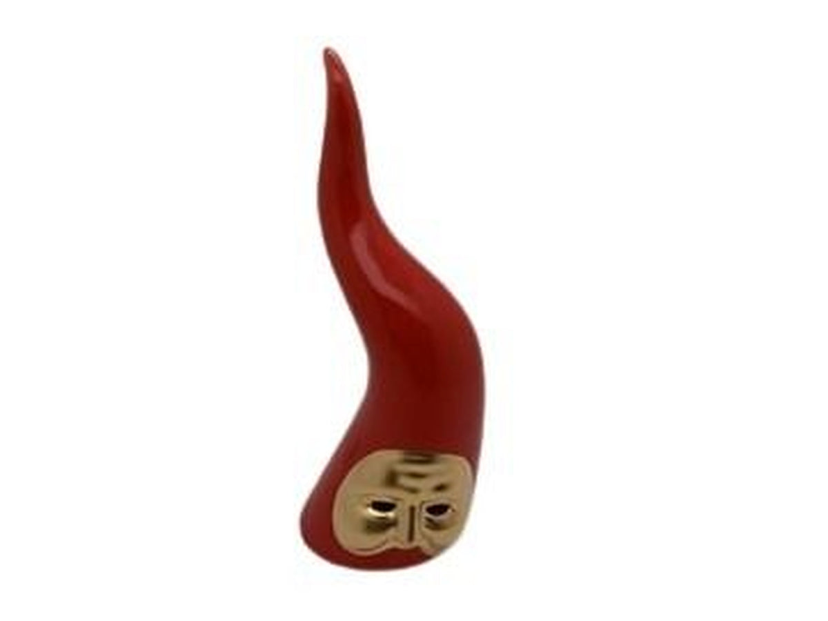 Cornetto pulcinella in porcellana 9x8,5xh.21cm