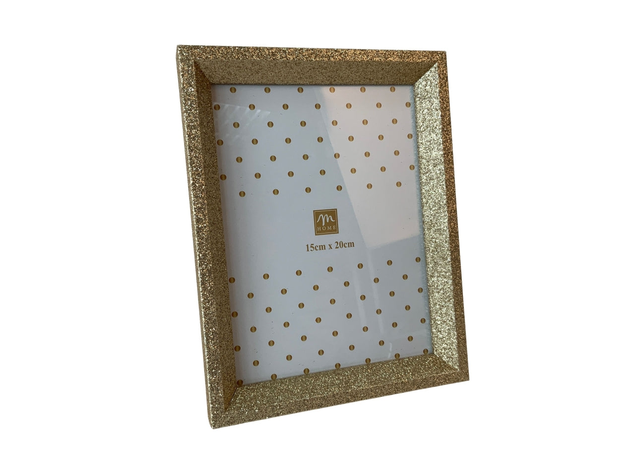 Portafoto 15x20cm oro in mdf 18x2,5xh.22,5cm
