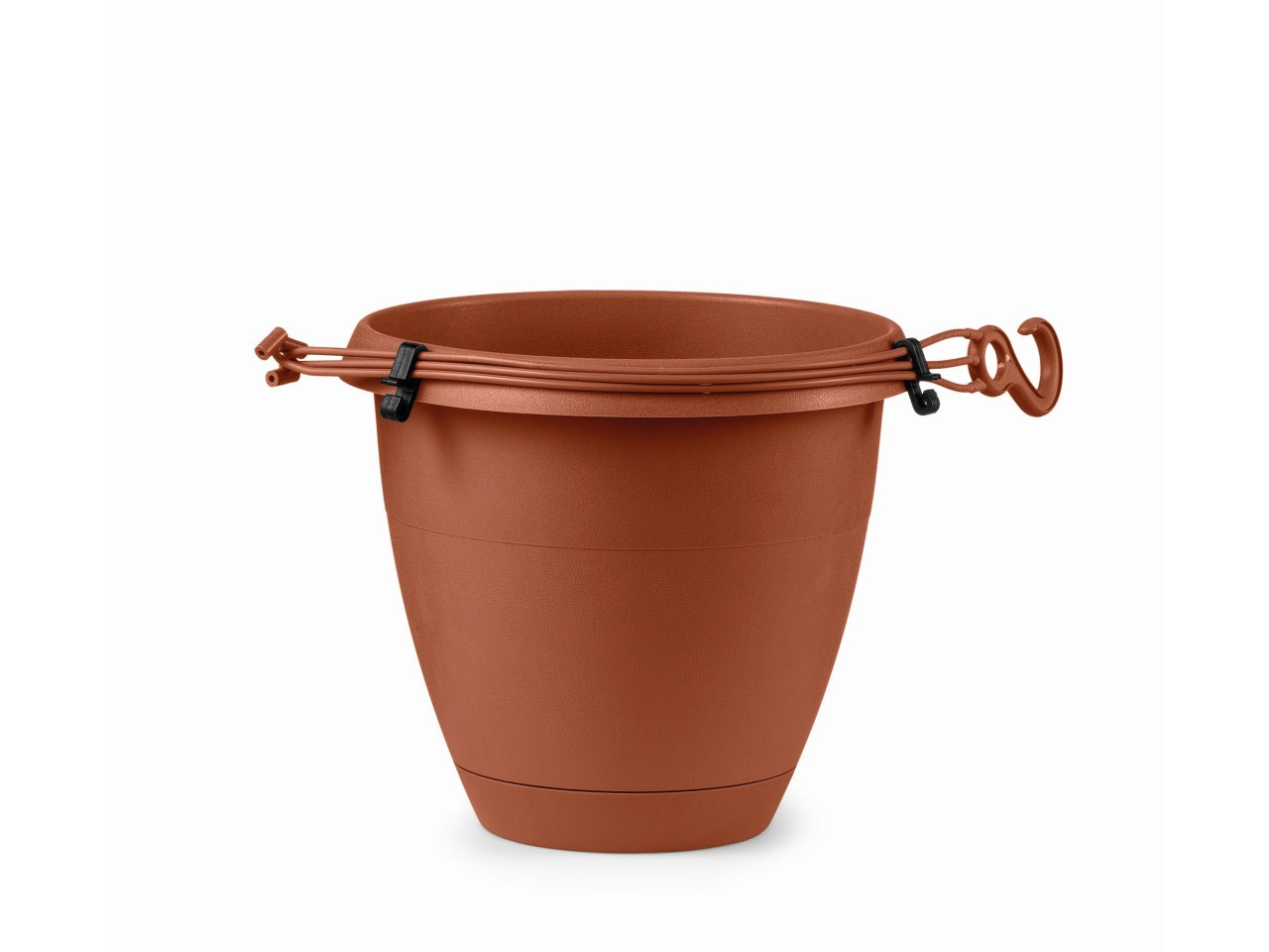 Vaso pensile Levia da 30cm terracotta