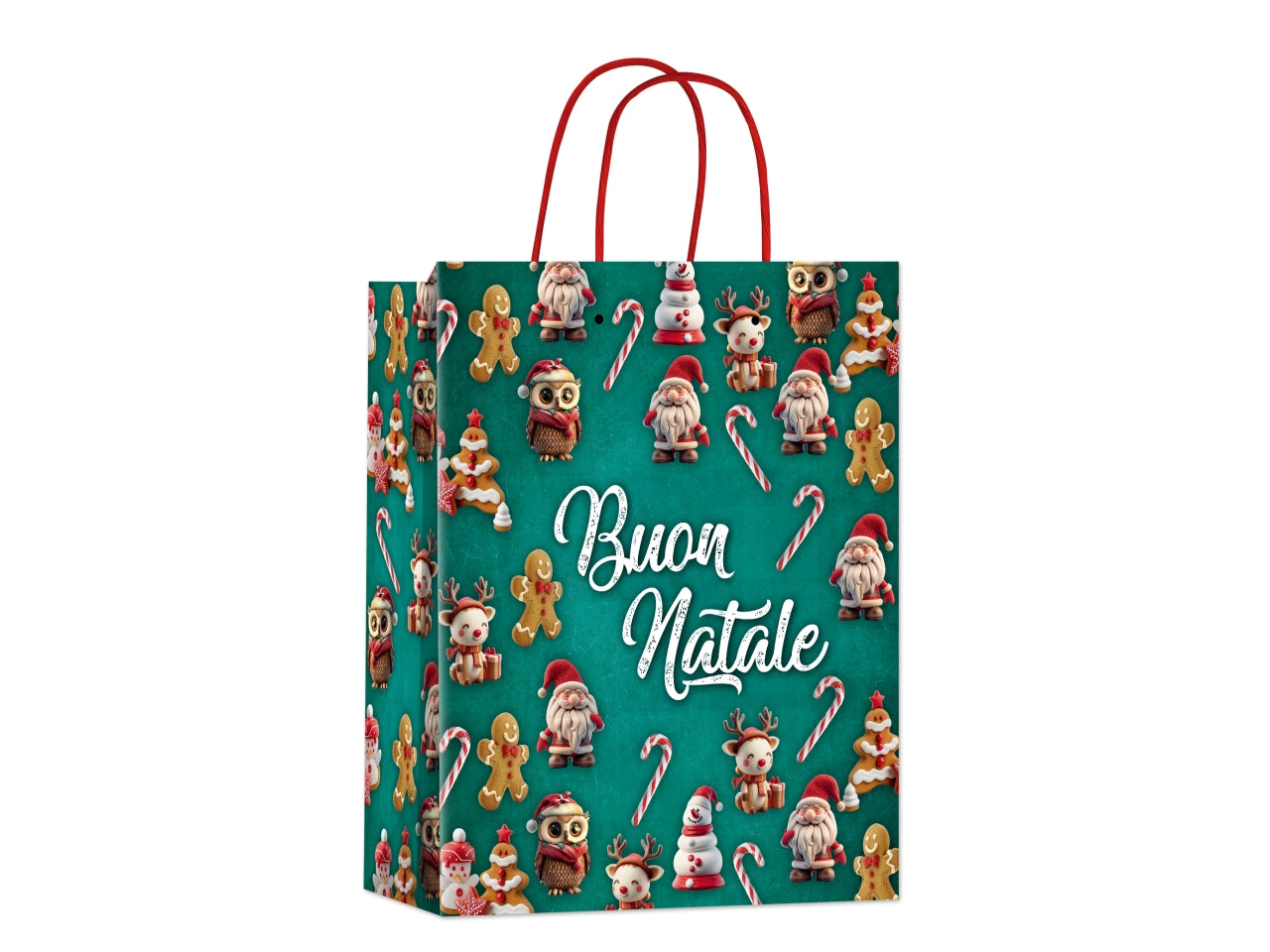 Shopper natalizia Forest Tale 24x12xh.30cm
