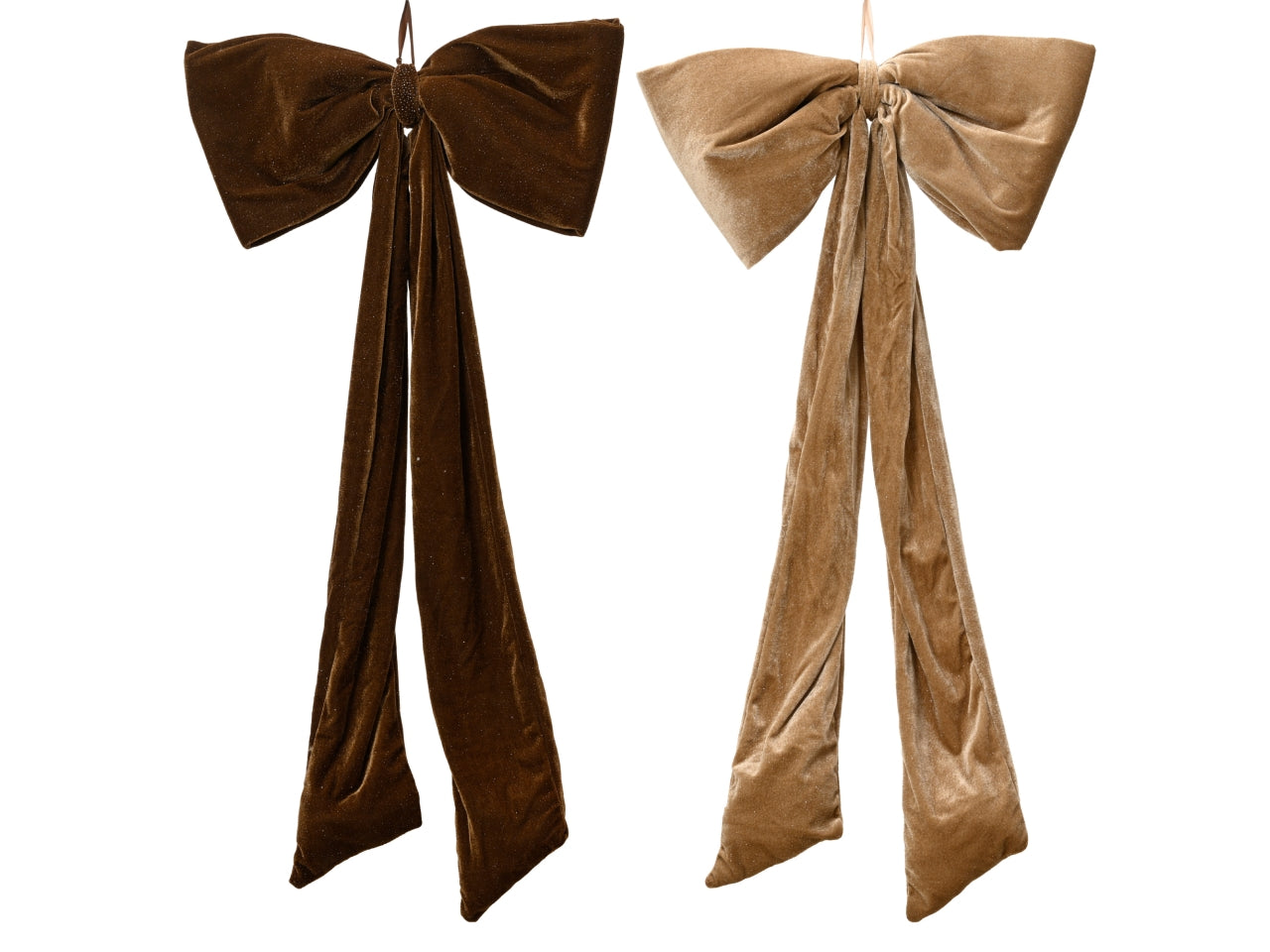 Fiocco decorativo in velluto maxi 50x100cm in 2 assortimenti