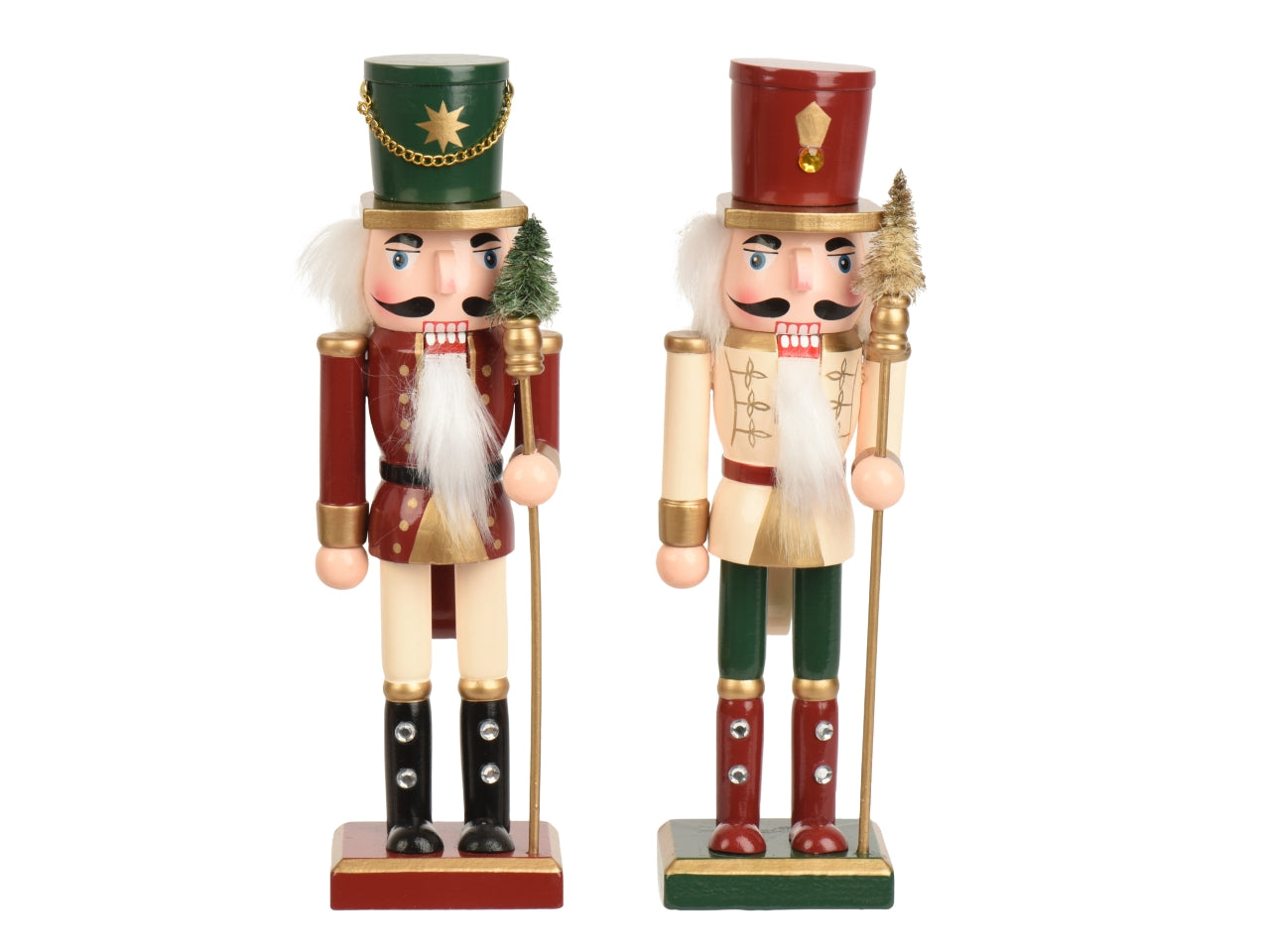 Schiaccianoci 18cm in legno in 2 assortimenti