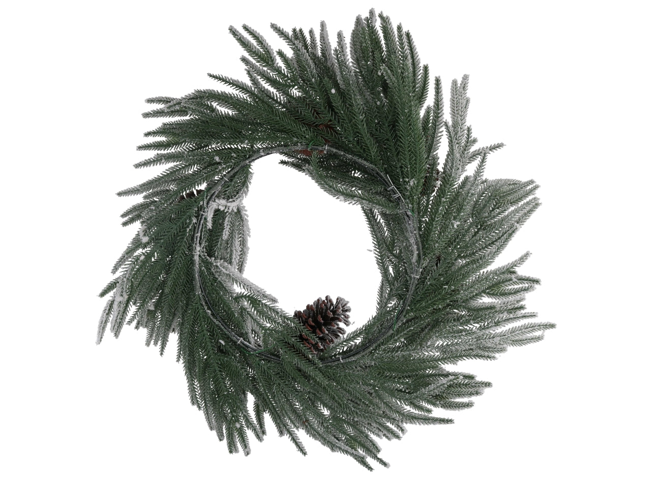 Dietroporta Sanford innevato verde 50cm