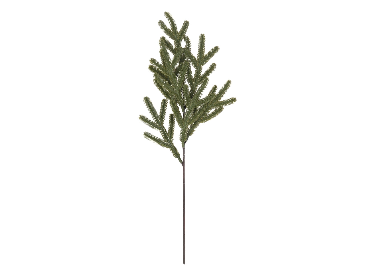 Ramo di pino in plastica verde 42cm