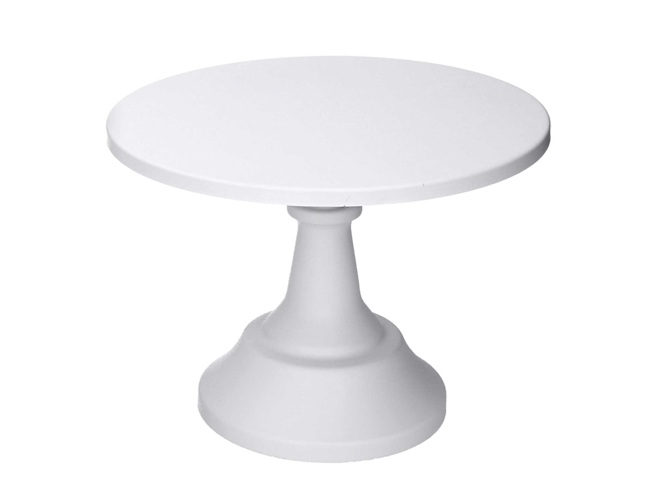 Alzatina in metallo bianco 25xh.18cm