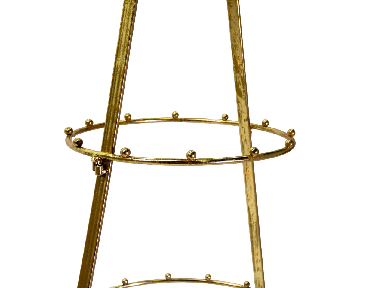 Albero espositore maxi in metallo oro 47xh.131cm